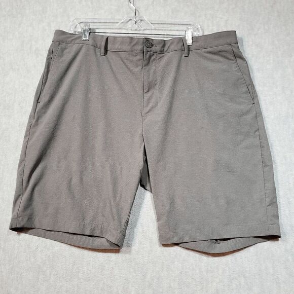 Tommy Bahama Shorts Mens 42 Gray Chino Casual Flat Front Regular Fit Logo Preppy - Picture 1 of 10
